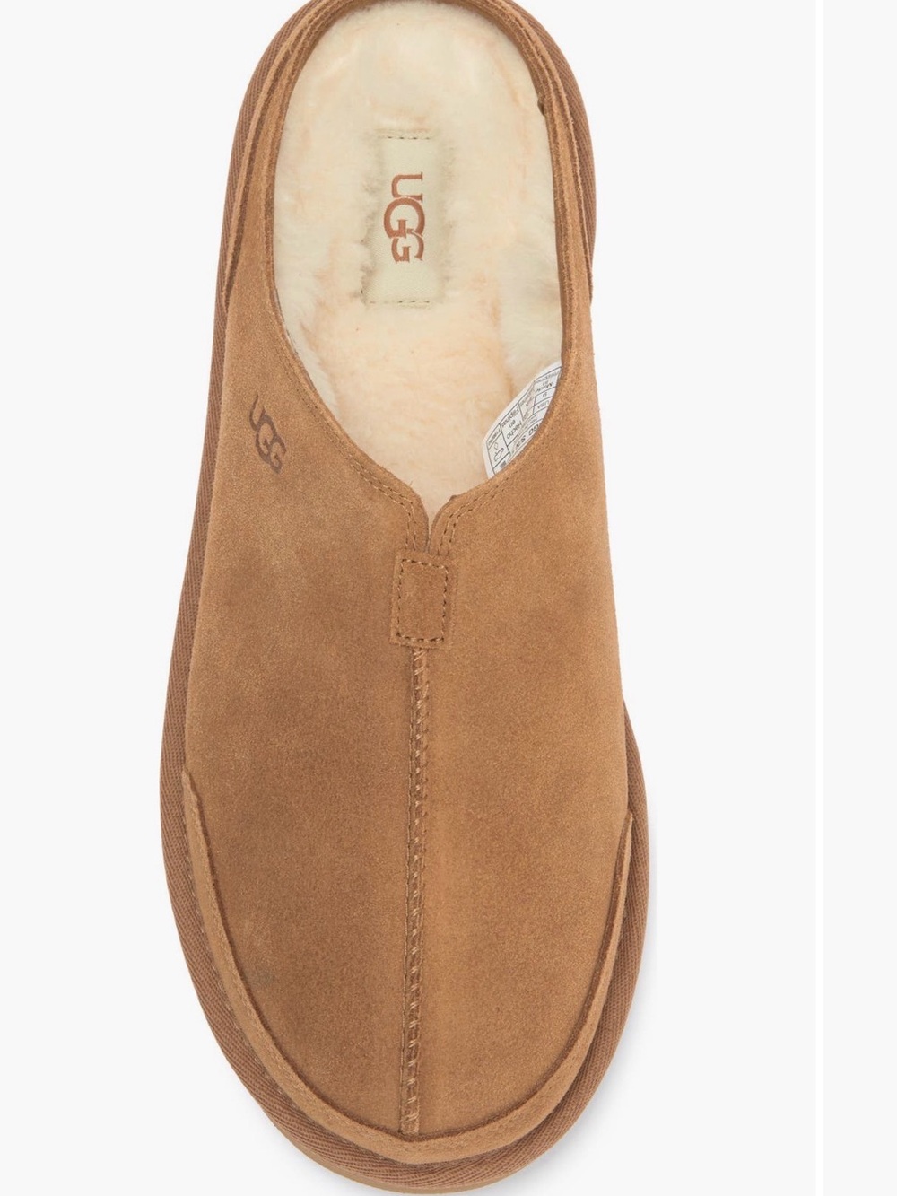 UGG Men’s Tasman Suede Slip-On in Chestnut Brown